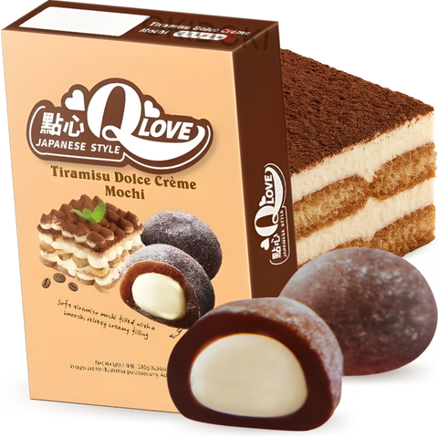 QLove Mochi Deluxe sabor Tiramisú Dolce Creme 180g