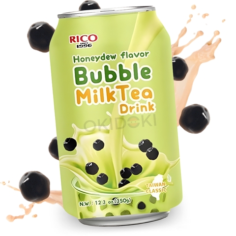 Rico Bubble Tea Melon con Boba Bolas de Tapioca 350ml