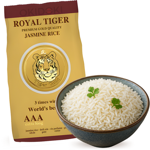 Arroz Jasmim Dourado Royal Tiger 1kg