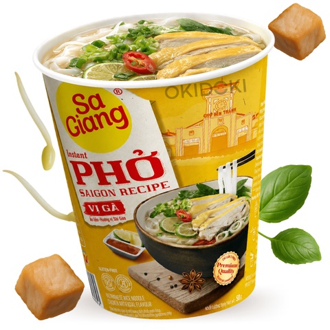 Sa Giang Cup Fideos Pho Sabor Pollo Pho Ga (Sin Gluten) 50g