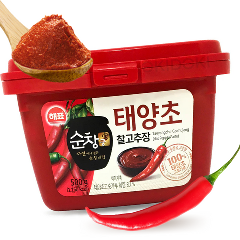 Sajohaepyo Pasta de Pimiento Rojo Gochujang (Vegano) 500g