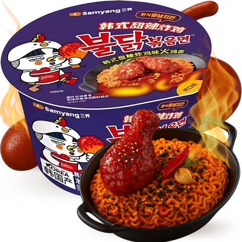 Samyang Bowl Buldak Korean Fried Chicken Noodles Sweet and Spicy 110g – OKIDOKI Asian Market