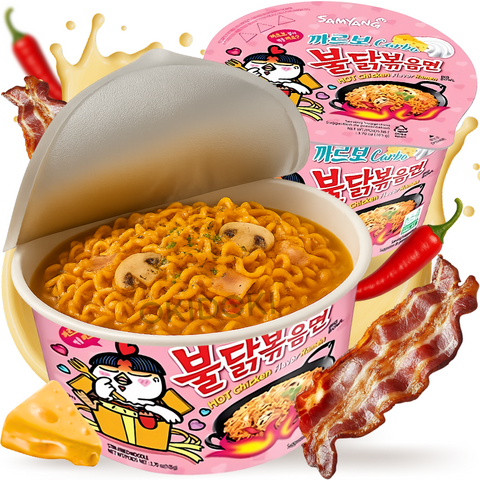 Samyang Bowl Buldak Ramen Pittige Kip Carbonara 130g