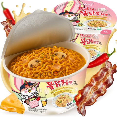 Samyang Bowl Buldak Hot Chicken Ramen Crema Carbonara 120g