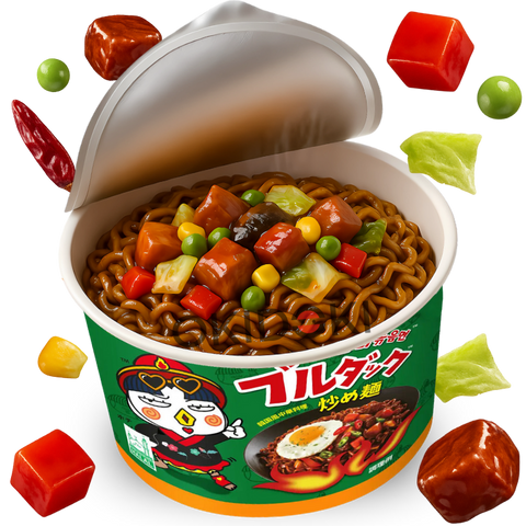 Samyang Buldak Bowl Fideos Salteados Sabor Jajang (Halal) JP 105g