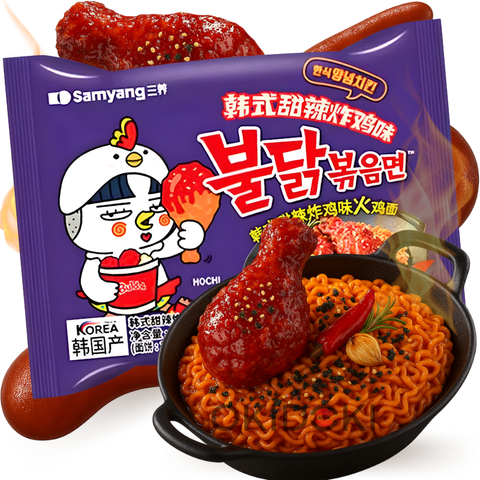 Samyang Buldak Korean Fried Chicken Flavored Noodles Sweet and Spicy 140g