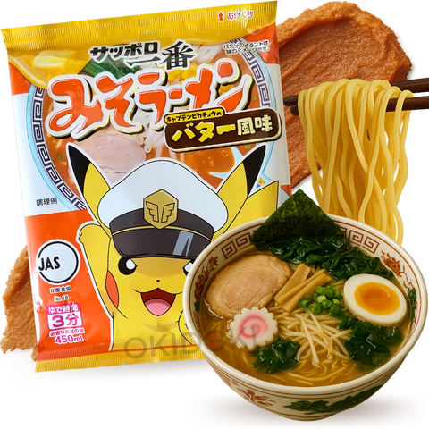 Sapporo Ichiban Ramen Miso Pikachu 92g