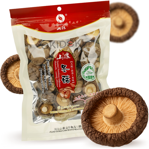 ShanYuan Dried Shiitake Mushrooms 3-4cm (Halal) 90g