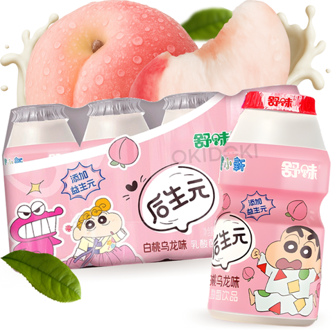 Shin Chan Bebida de Yogur sabor Melocotón Oolong 100ml x 4bts