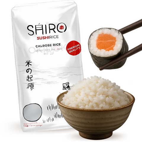 Arroz Shiro Calrose para Sushi Premium 1kg