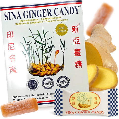 Sina Ginger Candy (Gluten Free, Halal) 56g