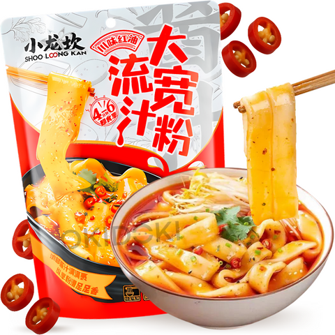 SLK Thick Noodles with Sichuan Style Chili Sauce 270g