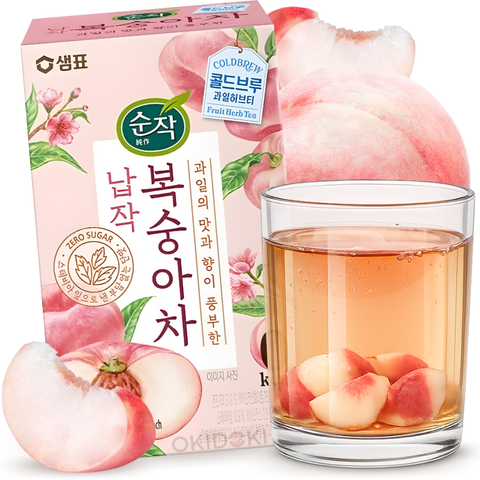Soonjak Té Cold Brew de Frutas y Hierbas Sabor Melocotón (1.8g x 20 Bolsitas) 36g