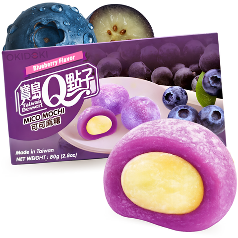 Taiwan Q Mochi Relleno Sabor Arándano 80g