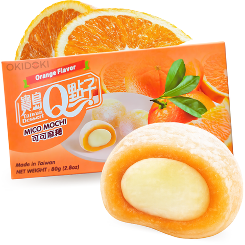 Taiwan Q Mochi Relleno Sabor Naranja 80g