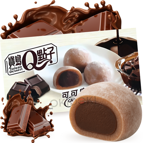 Taiwan Q Mochi de Cacao Chocolate (Lacto-Vegetariano) 8uds 80g