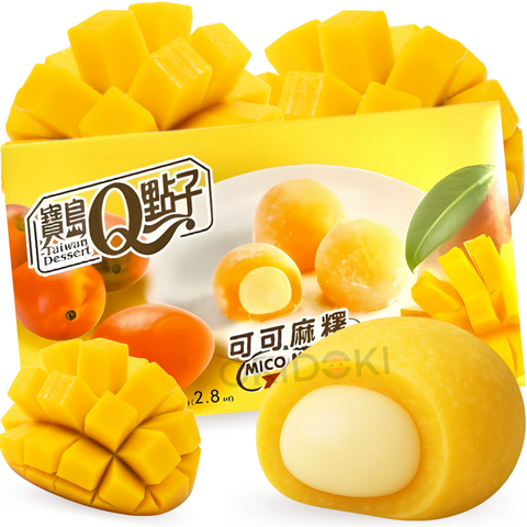 Taiwan Q Mochi de Cacao Mango (Lacto-Vegetariano) 8uds 80g
