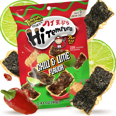 Tao Kae Noi Algas Tempura Sabor Lima y Chile 40g