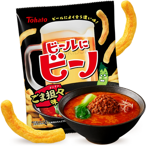 Snack Tohato Beer To Beano Pea Sabor Sésamo Tantan 51g