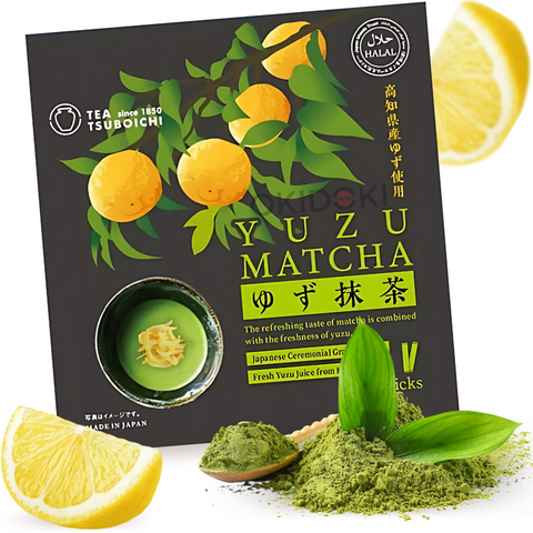 Tsuboichi Instant Matcha with Yuzu (5 pcs) (Halal) 50g
