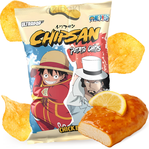 Ultrapop Chipsan Patatas Fritas sabor Pollo y Limón (Liﬀy vs Rob Lucci) 110g
