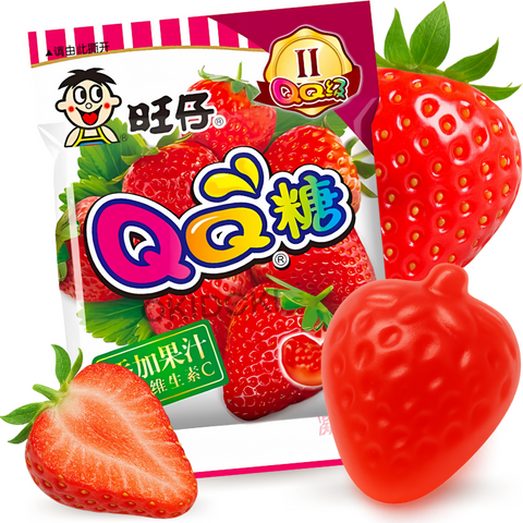Want Want Gominolas de Fresa Strawberry 20g