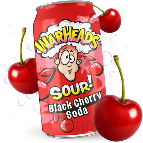 Warhead Refresco Ácido sabor Cereza Negra 330ml