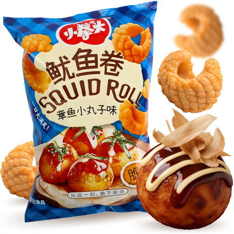 XQT Snack en Forma de Calamar sabor Takoyaki 130g