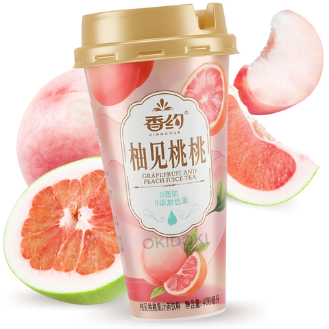Xy Grapefruit and Peach Flavored Tea Drink 400ml