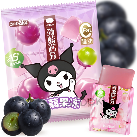 YJPZ Sanrio Gelatina de Konjac sabor Uva (6pcs) 96g