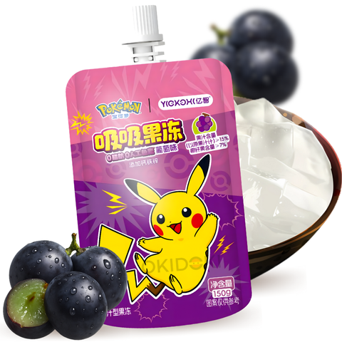 Yizhi Pokémon Gelatina sabor Uva 150g
