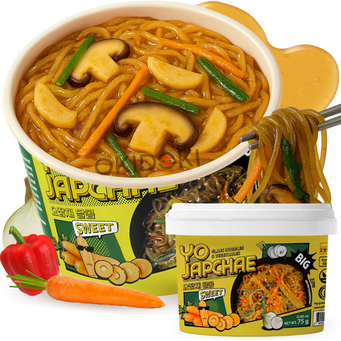 Yojapchae Bowl Fideos Japchae Dulces (Vegano, Sin Gluten) 75g