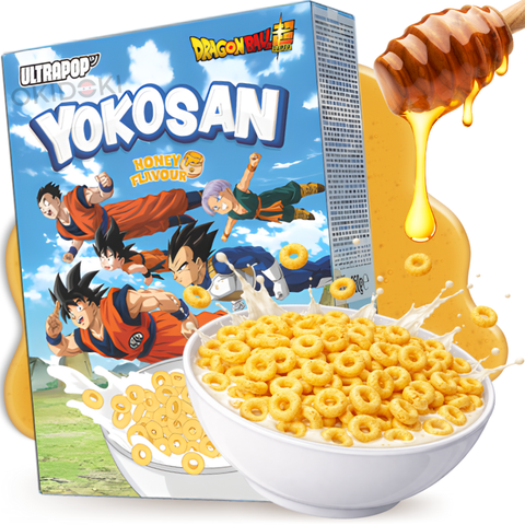 Yokosan Cereales de Desayuno Dragon Ball Sabor Miel 350g