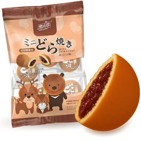 Mini Dorayaki Yuki &amp; Love Recheado com Azuki (Pasta de Feijão Vermelho) 130g