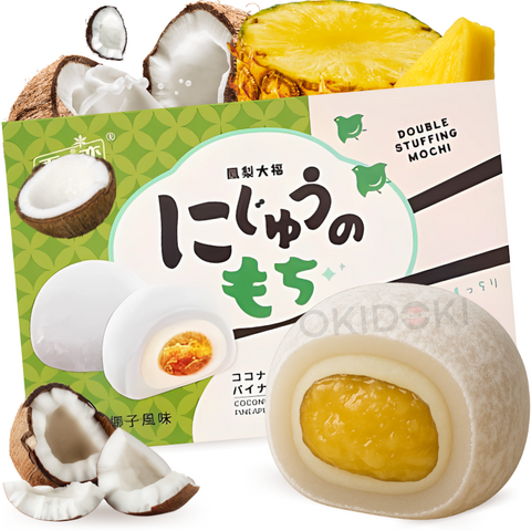 Yuki & Love Mochi Relleno de Pasta de Piña y Coco 180g