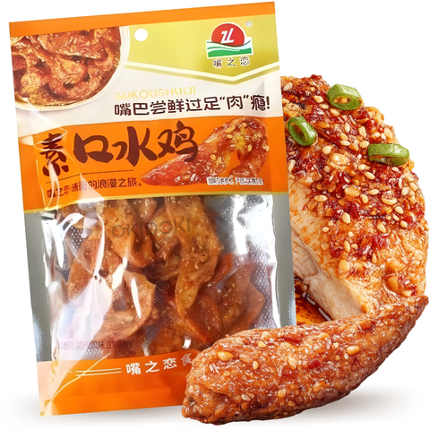 ZZL 嘴之恋 Spicy Chicken Flavor Soy Snack 口水鸡 65g
