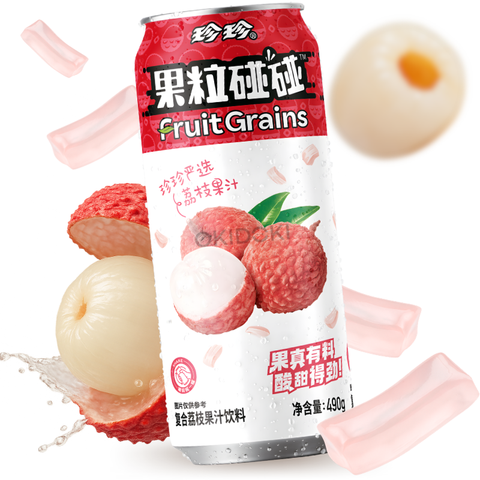 Zhenzhen Drink with Lychee Flavor Pulp 490ml