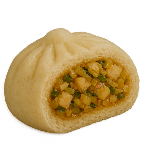 Hot Bao con Relleno de Pollo (caliente y listo para comer) 1pc