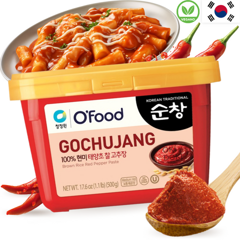 CJW O'Food Pasta de Chile Coreana Gochujang Vegano 500g