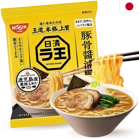 Nissin Raoh Ramen Japonés Tonkotsu Shoyu 100g