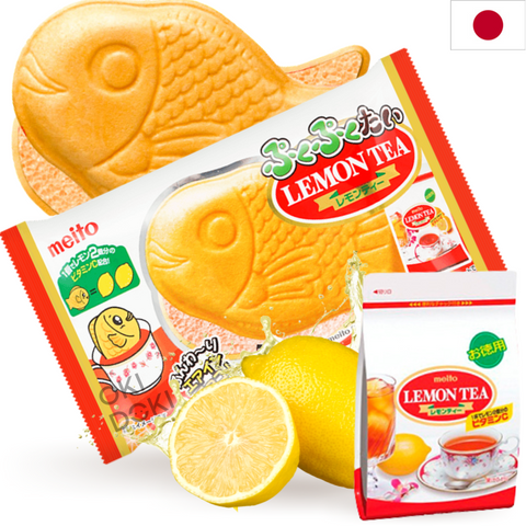 Meito Galleta Taiyaki Lemon Tea 16.5g