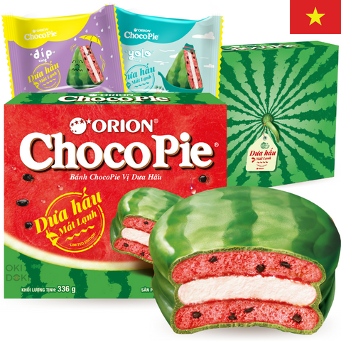 Orion Choco Pie Sabor Melancia 12 unidades 336g
