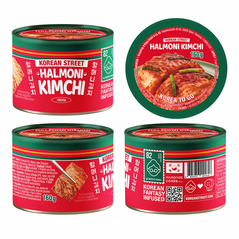 Korean Street Prepared Korean Kimchi in a Can 160g