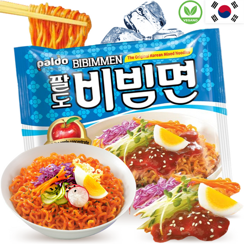 Paldo Bibim Men Fideo Frío Salteado Dulce y Picante Vegano 130g