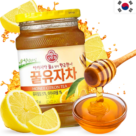 Geleia de chá coreana de limão e mel Ottogi 500g