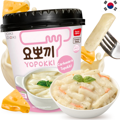 Yopokki Cup Tteokbokki Sabor Carbonara 120g