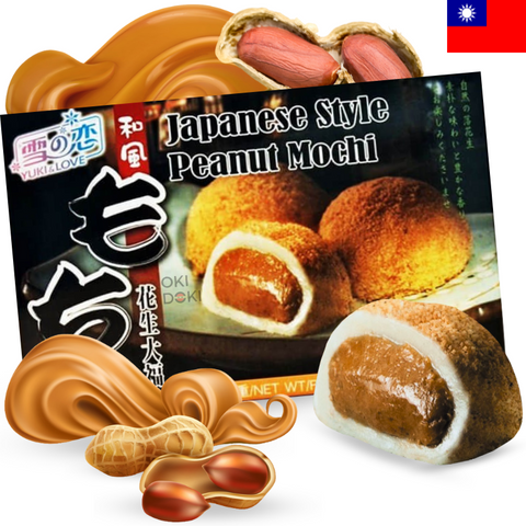Yuki &amp; Love Mochi met pindakaas (6 stuks x 35 g) 210 g