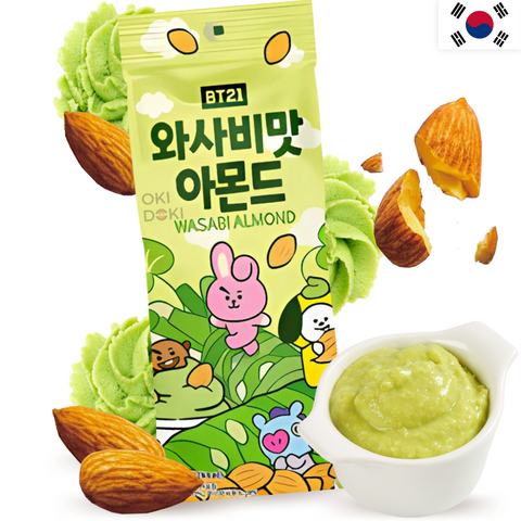 BT21 Aperitivo Almendra Sabor Wasabi 30g