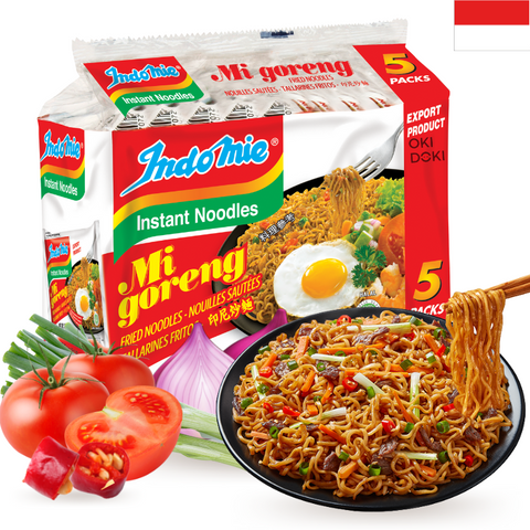 Indomie Mi Goreng Fideos Salteados Sabor Clasico 80g x 5pk