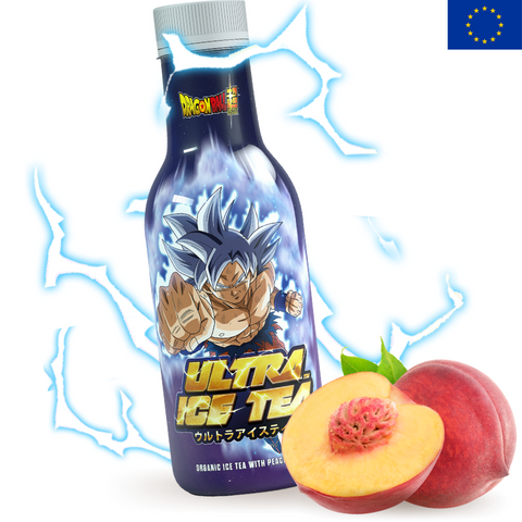 Dragon Ball Goku Ultra Ice Tea Té Helado Melocoton Sin Gluten Vegano 500ml